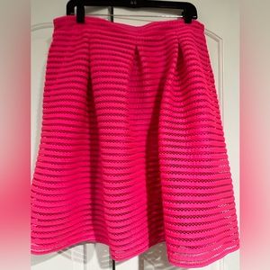 NWT neon pink skirt with pockets